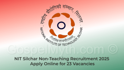NIT Silchar Non-Teaching Recruitment 2025 – Apply Online for 23 Vacancies 8 NIT Silchar Non-Teaching Recruitment 2025 – Apply Online | Free Job Alert | Jobs in Assam and India