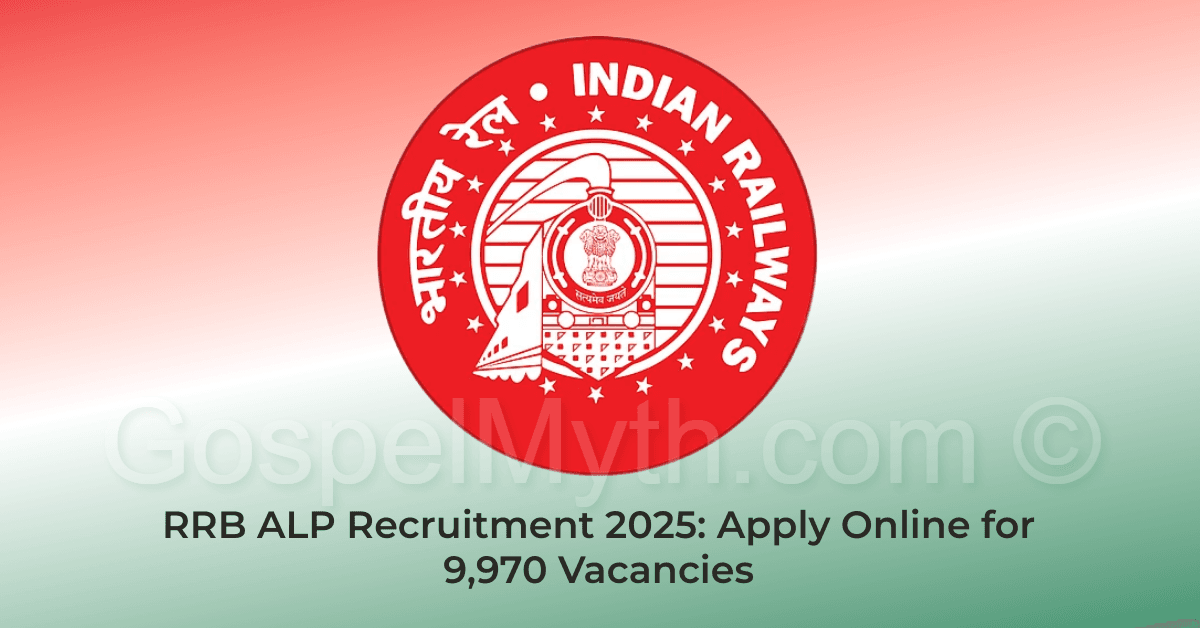 RRB ALP Recruitment 2025: Apply Online for 9,970 Assistant Loco Pilot Jobs in Indian Railways 1 RRB ALP Recruitment 2025: Apply Online | Free Job alert | Jobs in Assam and India