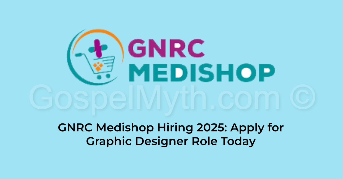 GNRC Medishop Recruiting and Hiring 2025: Apply for Graphic Designer Role Today 1 GNRC Medishop Recruiting and Hiring 2025: Apply for Graphic Designer Role Today | Jobs in Assam and India