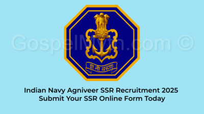 Indian Navy Agniveer SSR Recruitment 2025: Submit Your SSR Online Form Today 5 Indian Navy Agniveer SSR Recruitment 2025 | Jobs in Assam and India